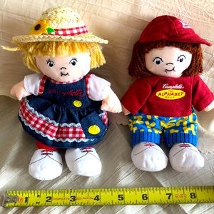 Vintage Campbell’s Soup Kids Dolls -Bean Stuffed